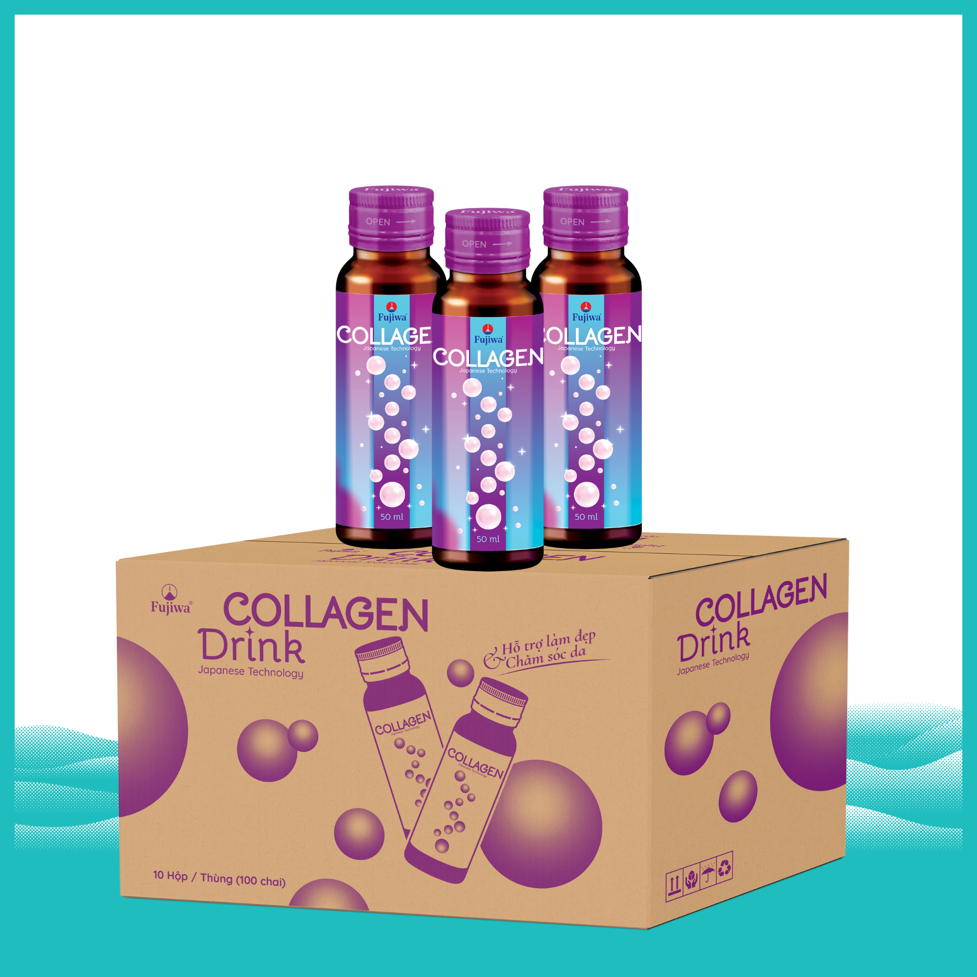 NƯỚC UỐNG ĐẸP DA FUJIWA COLAGEN